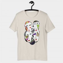 unisex-staple-t-shirt-heather-dust-front-635245e16fde2.jpg HEATHER DUST - Foursome unisex staple t-Shirt