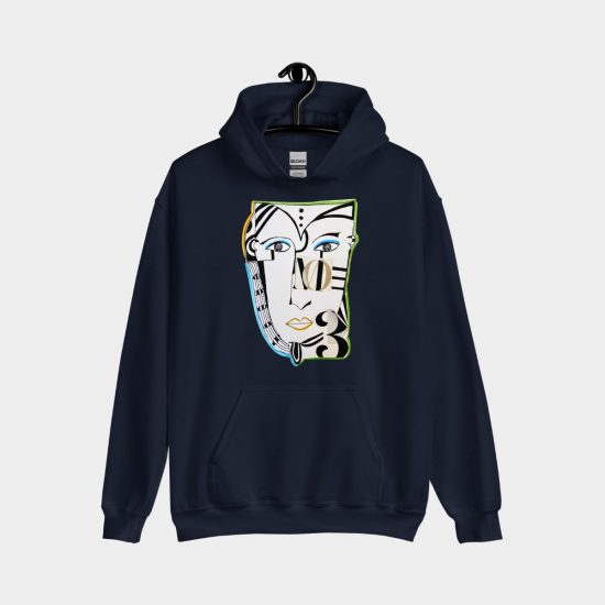 No.3 Navy Hoodie (sudadera con capucha) Unisex