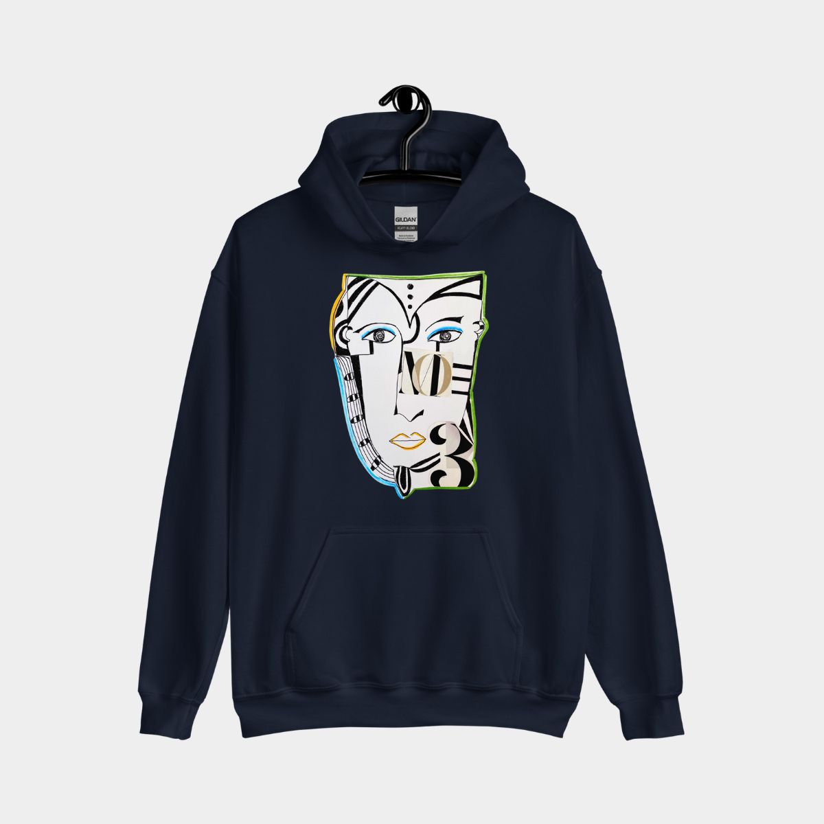 No.3 Navy Hoodie (sudadera con capucha) Unisex No.3 Navy Hoodie (sudadera con capucha) Unisex