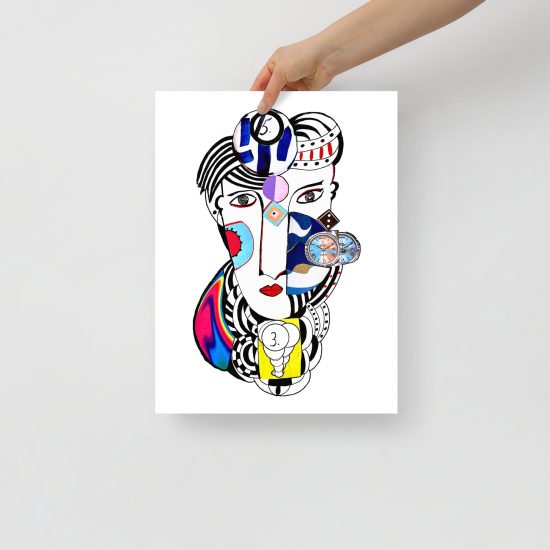 Monday Rolex - Matte paper poster 30x40-cm