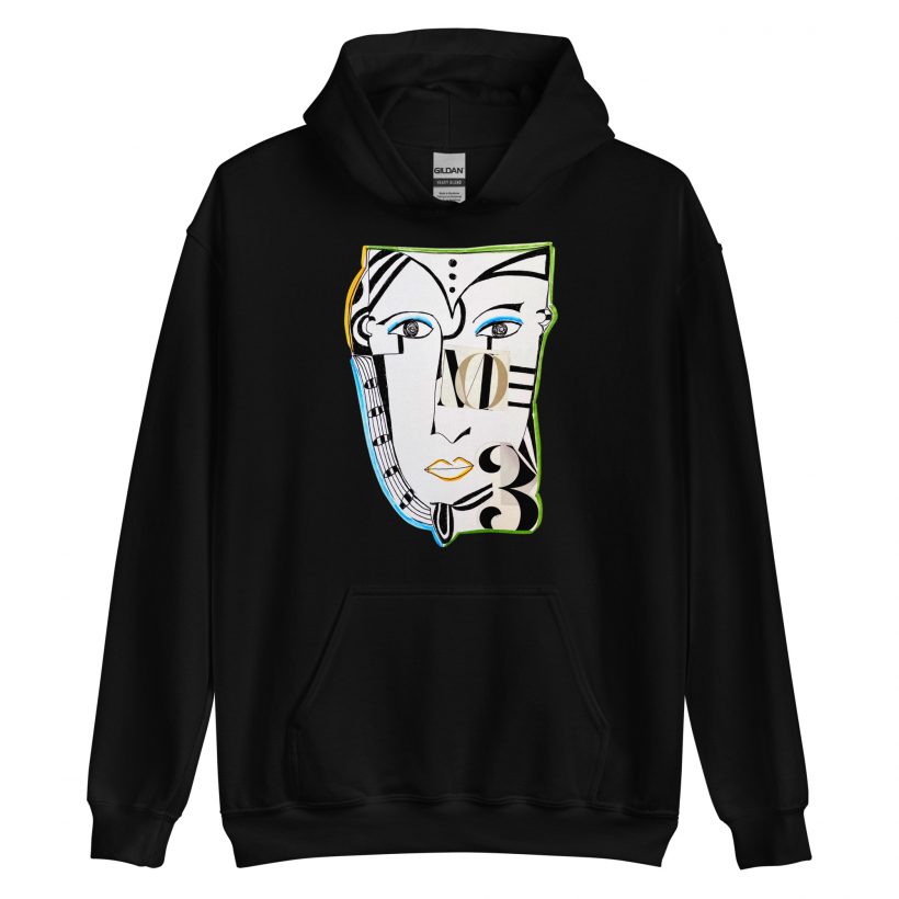 No.3 Black Hoodie (sudadera con capucha) Unisex No.3 Black Hoodie (sudadera con capucha) Unisex