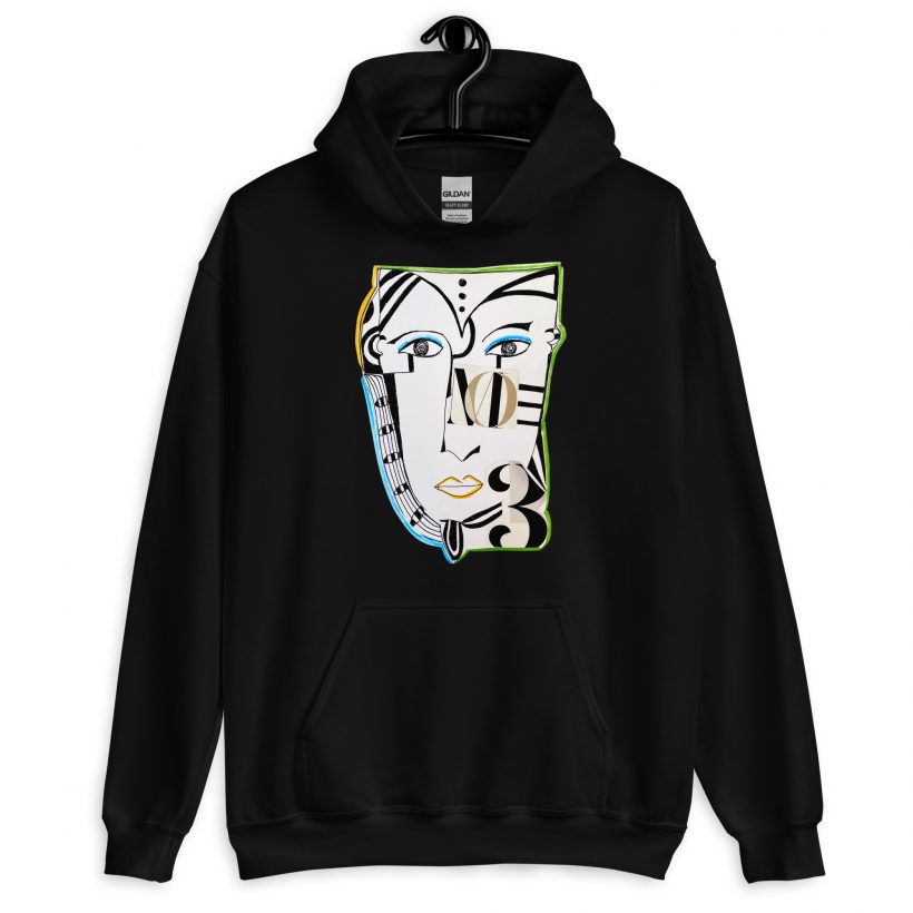 No.3 Black Hoodie (sudadera con capucha) Unisex No.3 Black Hoodie (sudadera con capucha) Unisex