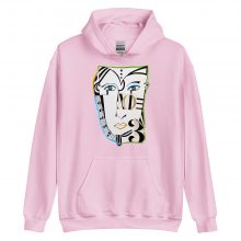 No.3 Light Pink Hoodie (sudadera con capucha) Unisex No.3 Light Pink Hoodie (sudadera con capucha) Unisex