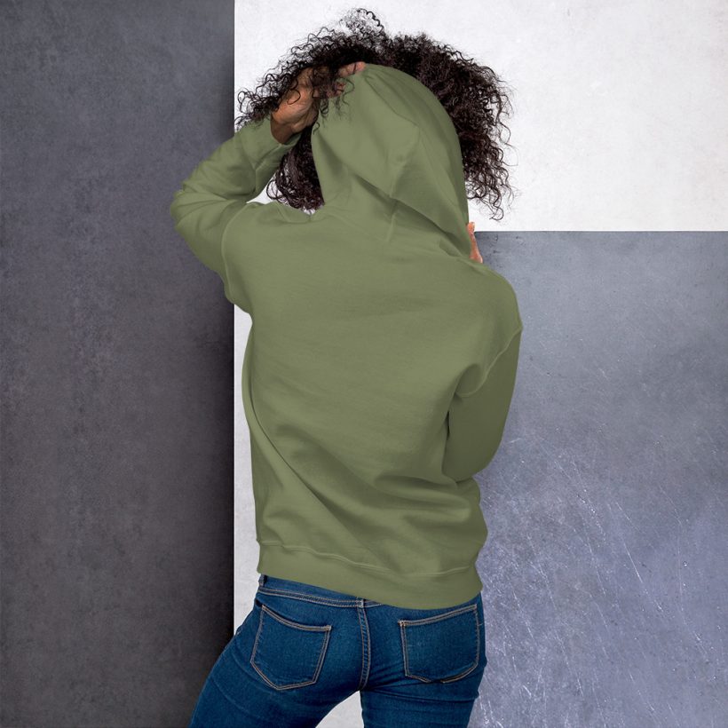 No.3 Military Green Hoodie (sudadera con capucha) Unisex No.3 Military Green Hoodie (sudadera con capucha) Unisex