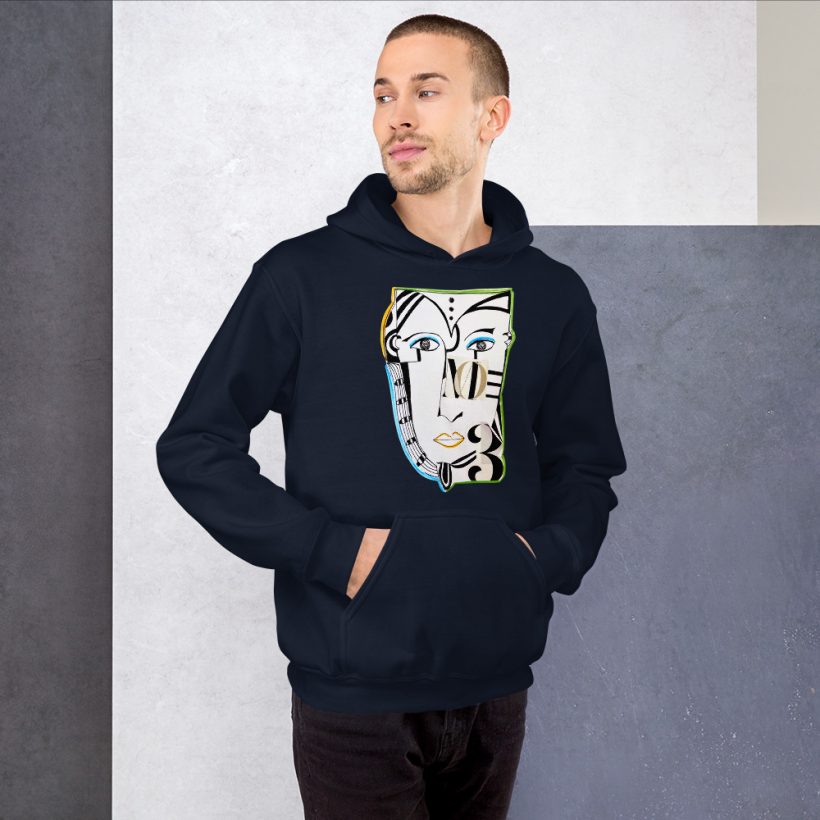 No.3 Navy Hoodie (sudadera con capucha) Unisex No.3 Navy Hoodie (sudadera con capucha) Unisex