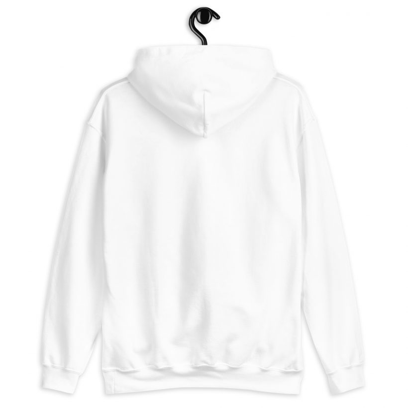 No.3 White Hoodie (sudadera con capucha) Unisex No.3 White Hoodie (sudadera con capucha) Unisex