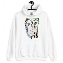 No.3 White Hoodie (sudadera con capucha) Unisex No.3 White Hoodie (sudadera con capucha) Unisex