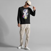 BLACK - Monday Rolex - Unisex long sleeve t-shirt BLACK - Monday Rolex - Unisex long sleeve t-shirt