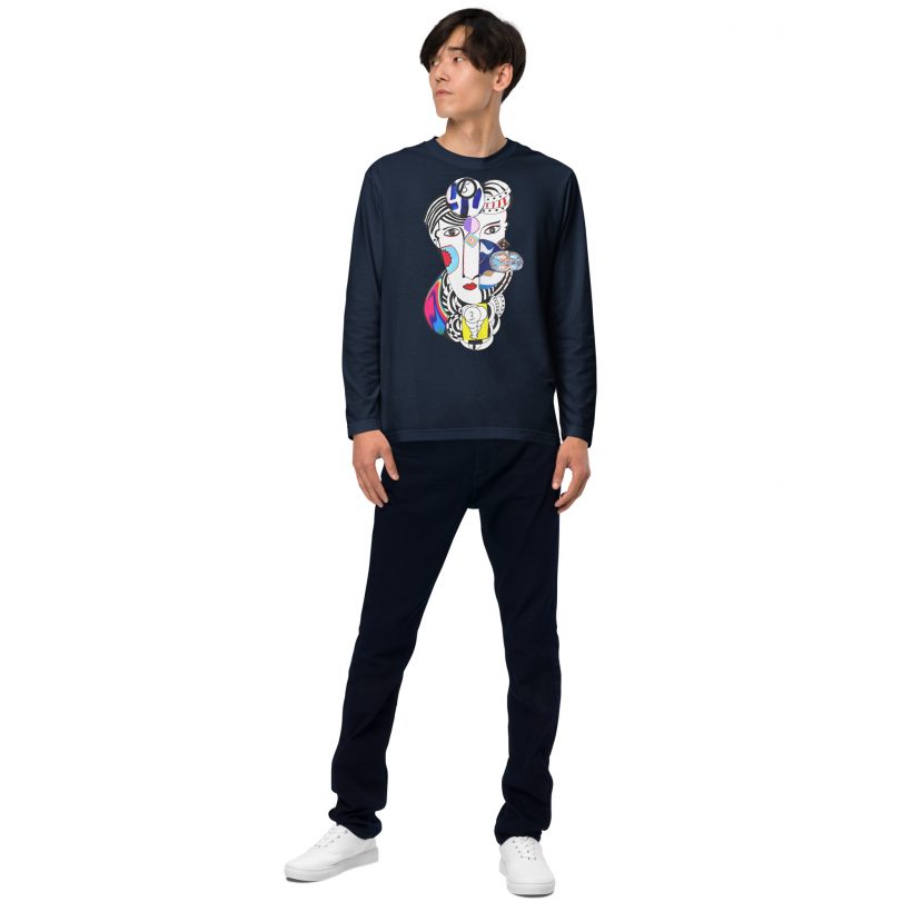 NAVY - Monday Rolex - Unisex long sleeve t-shirt NAVY - Monday Rolex - Unisex long sleeve t-shirt
