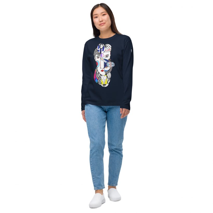 NAVY - Monday Rolex - Unisex long sleeve t-shirt NAVY - Monday Rolex - Unisex long sleeve t-shirt