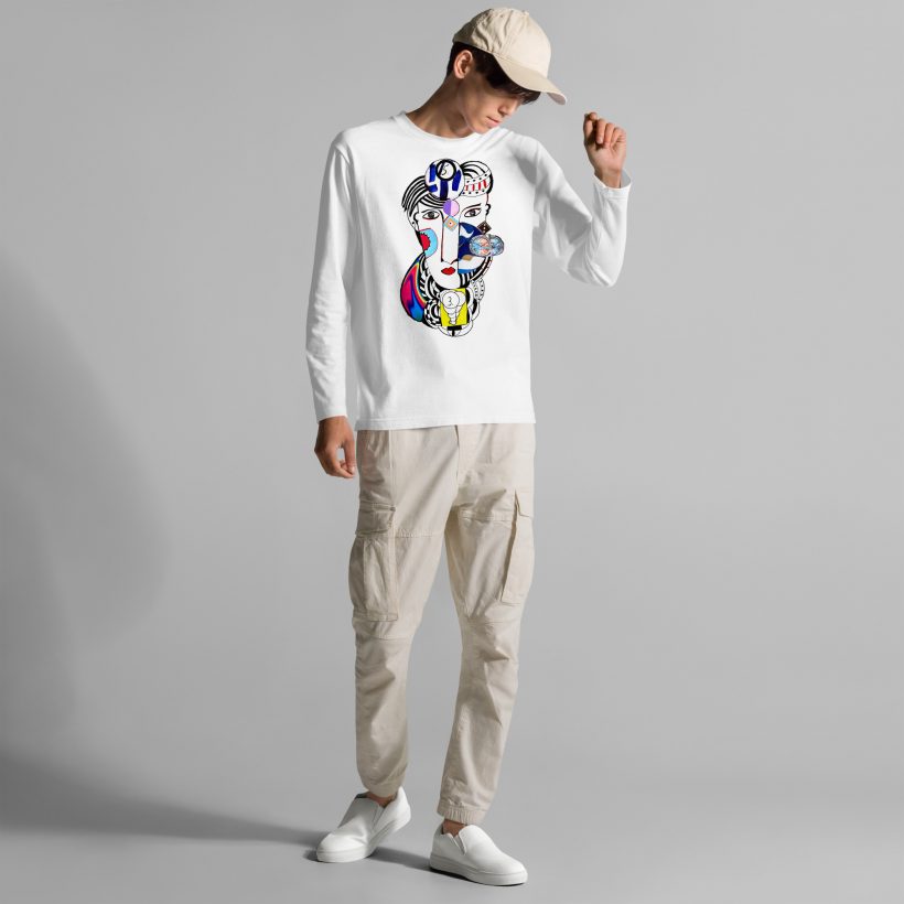 WHITE - Monday Rolex - Unisex long sleeve t-shirt WHITE - Monday Rolex - Unisex long sleeve t-shirt