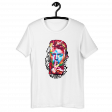 White - Pshhhh! Bowie Unisex t-shirt White