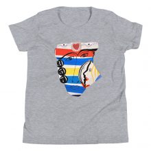 ATHLETIC HEATHER - Faces357 Youth Staple T-Shirt ATHLETIC HEATHER - Faces357 Youth Staple T-Shirt