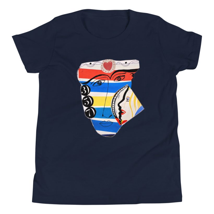 NAVY - Faces357 Youth Staple T-Shirt NAVY - Faces357 Youth Staple T-Shirt