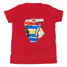 RED - Faces357 Youth Staple T-Shirt RED - Faces357 Youth Staple T-Shirt