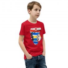 RED - Faces357 Youth Staple T-Shirt RED - Faces357 Youth Staple T-Shirt