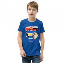 TRUE ROYAL - Faces357 Youth Staple T-Shirt TRUE ROYAL - Faces357 Youth Staple T-Shirt