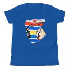 TRUE ROYAL - Faces357 Youth Staple T-Shirt TRUE ROYAL - Faces357 Youth Staple T-Shirt