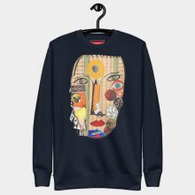 NAVY - Unisex premium sweatshirt - Addicted Personality NAVY - Unisex premium sweatshirt - Addicted Personality