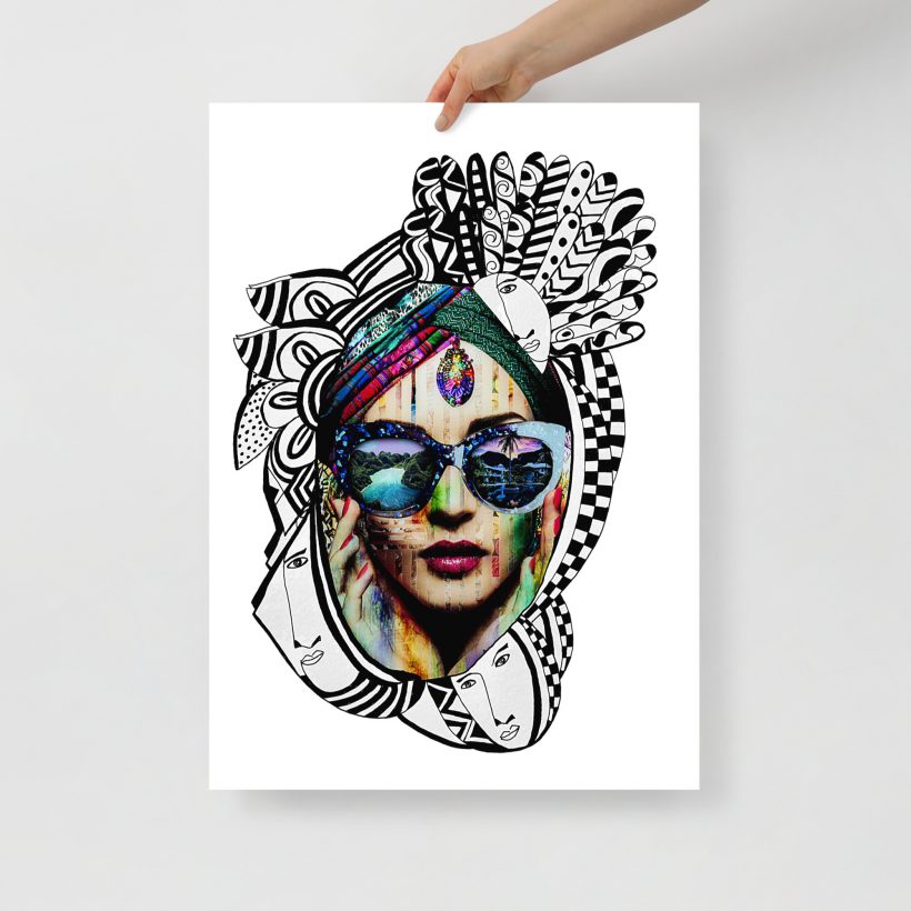 50x70cm Matte Paper Poster - Tropical Me 50x70cm Matte Paper Poster - Tropical Me