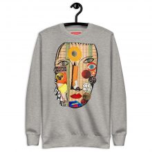 CARBON GREY - Unisex premium sweatshirt - Addicted Personality CARBON GREY - Unisex premium sweatshirt - Addicted Personality