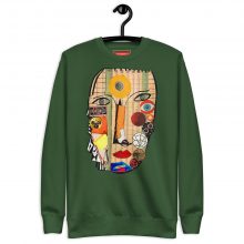 FOREST GREEN - Unisex premium sweatshirt - Addicted Personality FOREST GREEN - Unisex premium sweatshirt - Addicted Personality