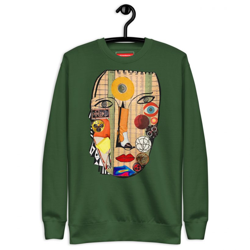FOREST GREEN - Unisex premium sweatshirt - Addicted Personality FOREST GREEN - Unisex premium sweatshirt - Addicted Personality
