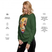FOREST GREEN - Unisex premium sweatshirt - Addicted Personality FOREST GREEN - Unisex premium sweatshirt - Addicted Personality