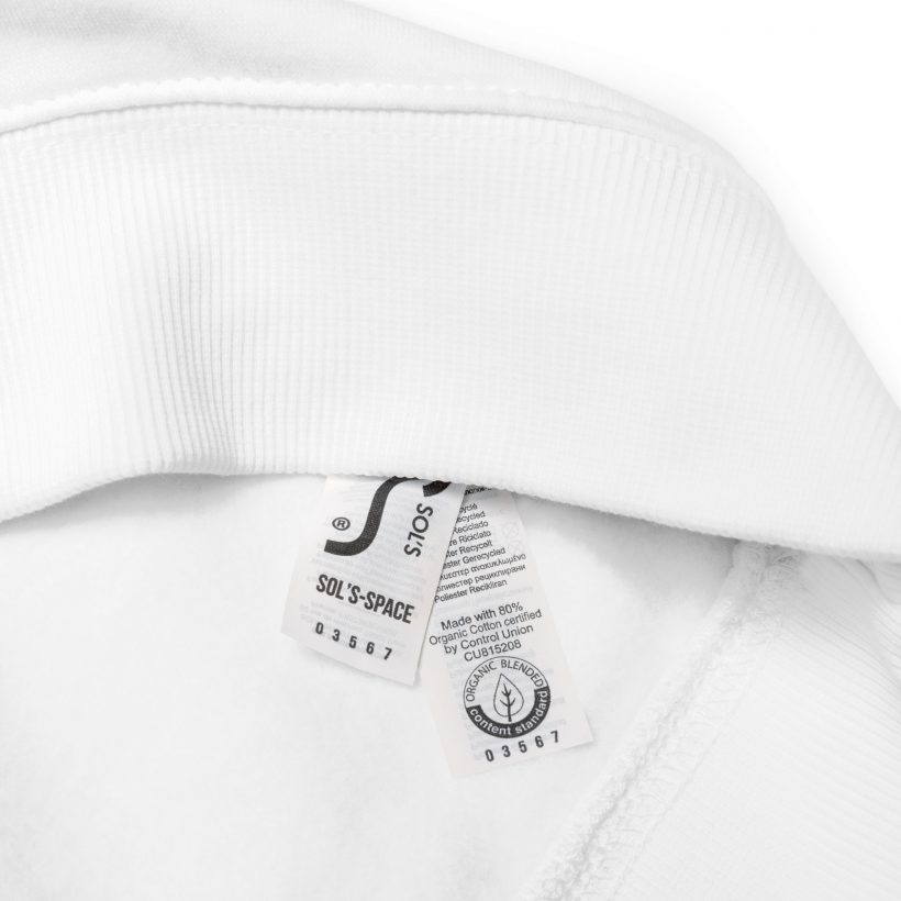 WHITE - Cote d'Azur - Unisex Organic Raglan Sweatshirt WHITE - Cote d'Azur - Unisex Organic Raglan Sweatshirt, LLuís Barbadillo