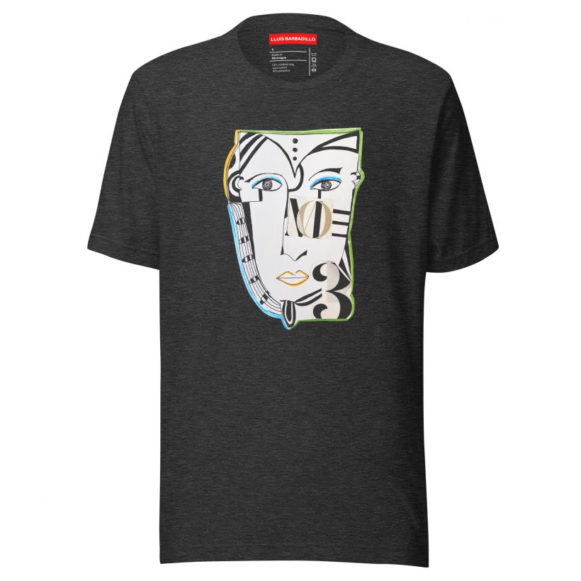 DARK GREY - Unisex Staple t-Shirt - No.3 Lluís Barbadillo DARK GREY - Unisex Staple t-Shirt - No.3 Lluís Barbadillo