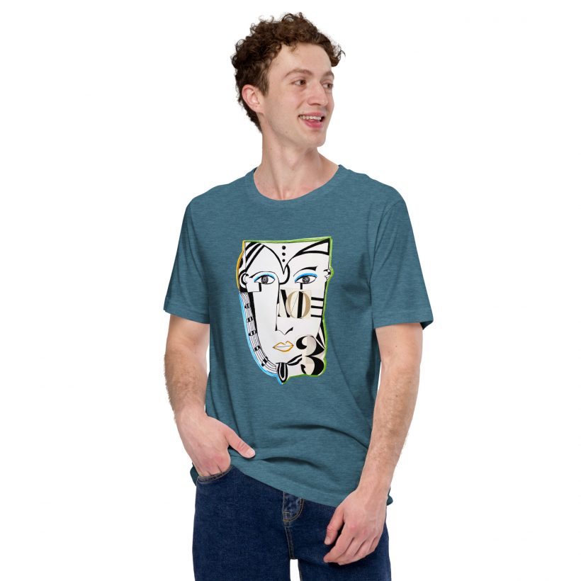 DEEP TEAL - Unisex Staple t-Shirt - No.3 Lluís Barbadillo DEEP TEAL - Unisex Staple t-Shirt - No.3 Lluís Barbadillo