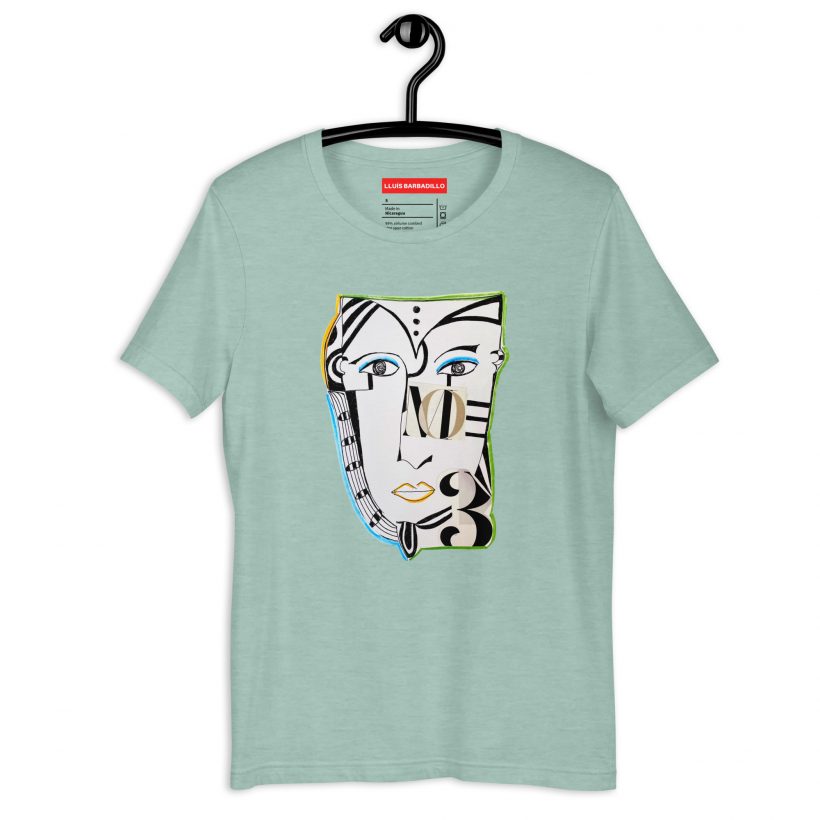 DUSTY BLUE - Unisex Staple t-Shirt - No.3 Lluís Barbadillo DUSTY BLUE - Unisex Staple t-Shirt - No.3 Lluís Barbadillo