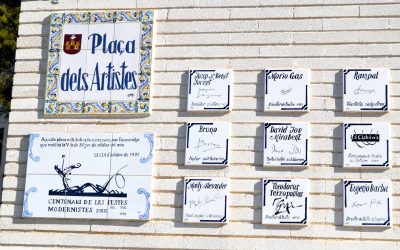Plaça dels Artistes a Sitges
