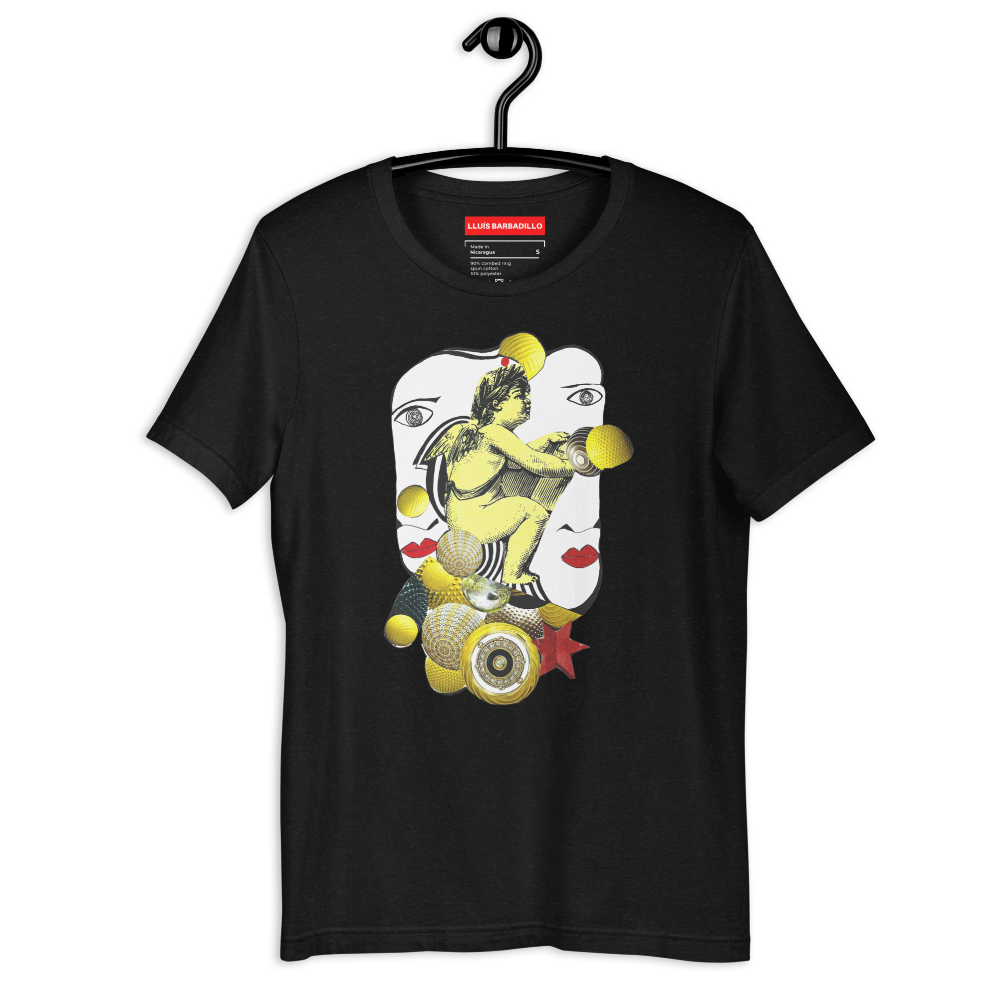BLACK HEATHER - Unisex Staple t-Shirt 'Celestial Symphony' by Lluís Barbadillo BLACK HEATHER - Unisex Staple t-Shirt 'Celestial Symphony' by Lluís Barbadillo