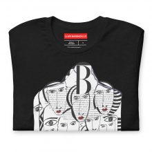 BLACK HEATHER - Mirades Indiscretes - Unisex t-Shirt BLACK HEATHER - Mirades Indiscretes - Unisex t-Shirt