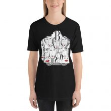 BLACK - Mirades Indiscretes - Unisex t-Shirt BLACK - Mirades Indiscretes - Unisex t-Shirt