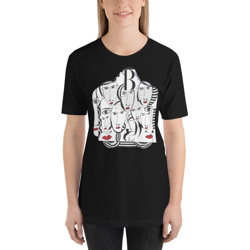 BLACK - Mirades Indiscretes - Unisex t-Shirt BLACK - Mirades Indiscretes - Unisex t-Shirt