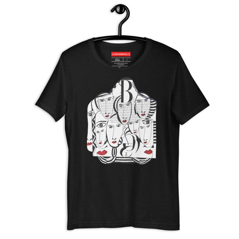 BLACK - Mirades Indiscretes - Unisex t-Shirt BLACK - Mirades Indiscretes - Unisex t-Shirt
