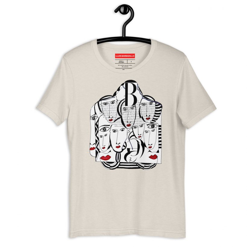 HEATHER DUST - Mirades Indiscretes - Unisex t-Shirt HEATHER DUST - Mirades Indiscretes - Unisex t-Shirt