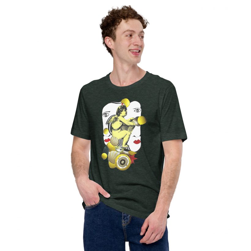 HEATHER FOREST - Unisex Staple t-Shirt 'Celestial Symphony' by Lluís Barbadillo HEATHER FOREST - Unisex Staple t-Shirt 'Celestial Symphony' by Lluís Barbadillo