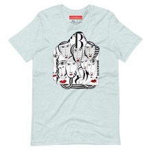 PRISM ICE BLUE - Mirades Indiscretes - Unisex t-Shirt PRISM ICE BLUE - Mirades Indiscretes - Unisex t-Shirt
