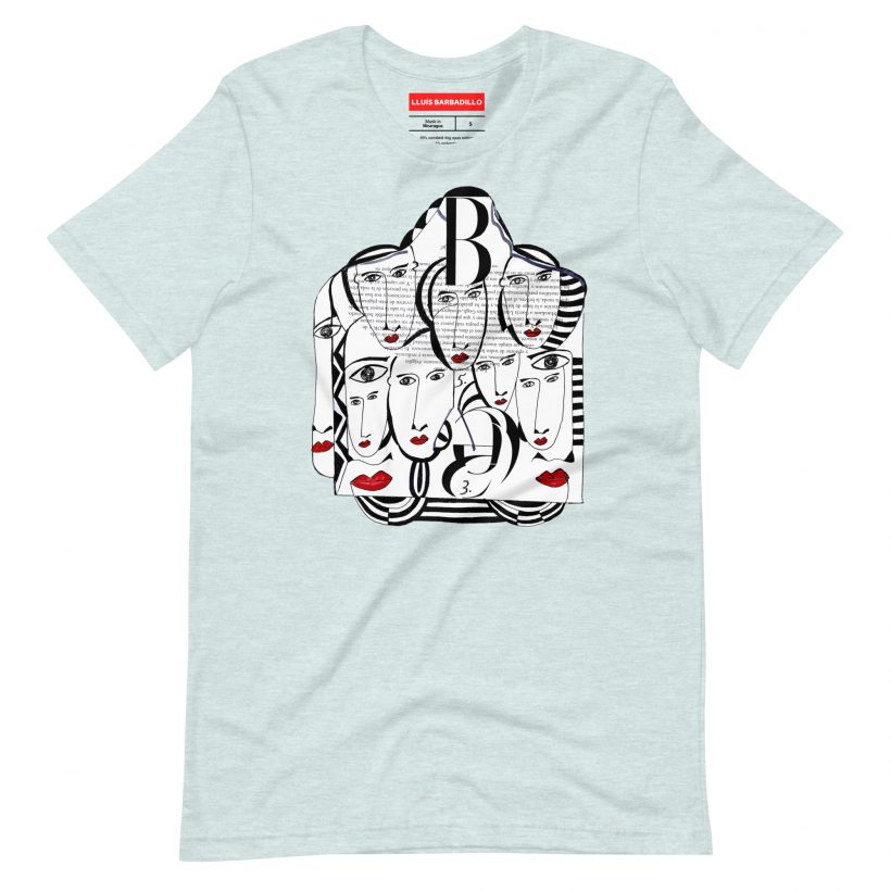 PRISM ICE BLUE - Mirades Indiscretes - Unisex t-Shirt PRISM ICE BLUE - Mirades Indiscretes - Unisex t-Shirt