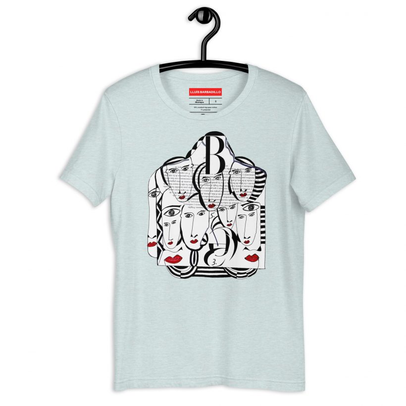 PRISM ICE BLUE - Mirades Indiscretes - Unisex t-Shirt PRISM ICE BLUE - Mirades Indiscretes - Unisex t-Shirt