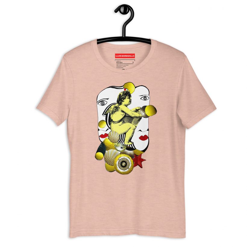 HEATHER Prism PEACH - Unisex Staple t-Shirt 'Celestial Symphony' by Lluís Barbadillo HEATHER Prism PEACH - Unisex Staple t-Shirt 'Celestial Symphony' by Lluís Barbadillo