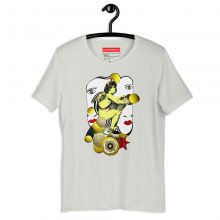 SILVER - Unisex Staple t-Shirt 'Celestial Symphony' by Lluís Barbadillo SILVER - Unisex Staple t-Shirt 'Celestial Symphony' by Lluís Barbadillo