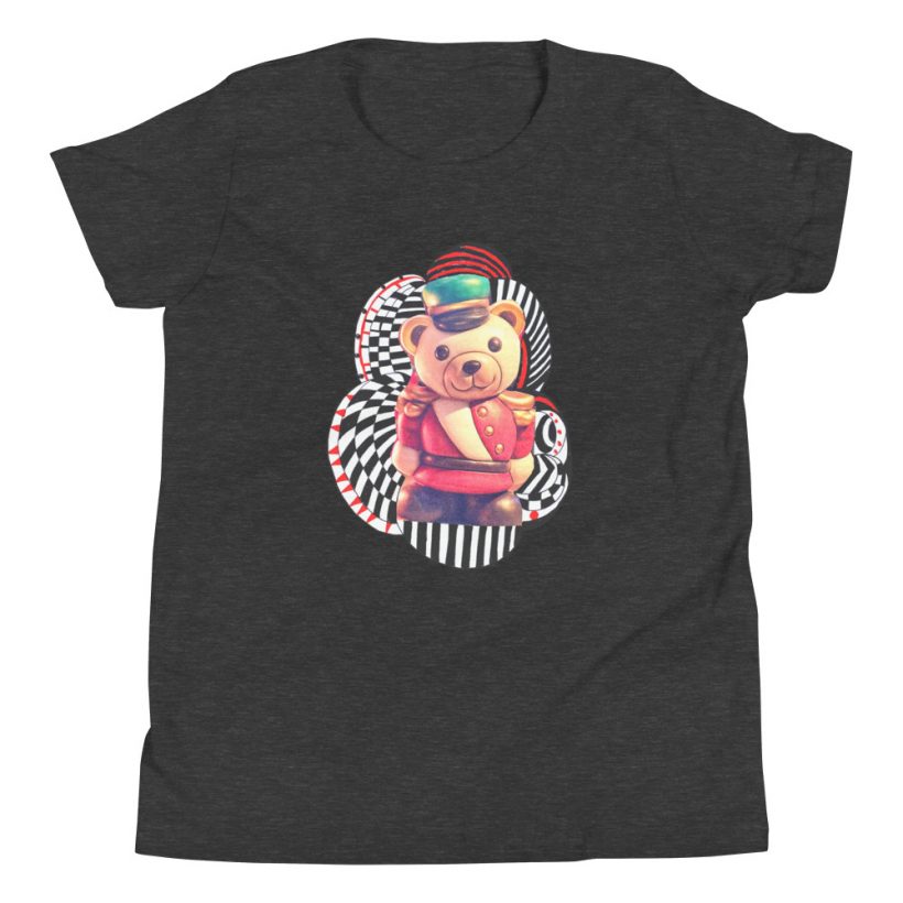 DARK GREY HEATHER - Little Bear Youth Staple Tee