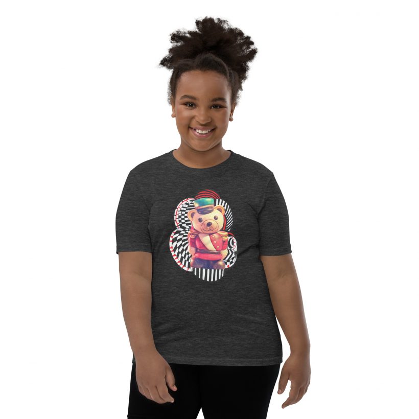DARK GREY HEATHER - Little Bear Youth Staple Tee