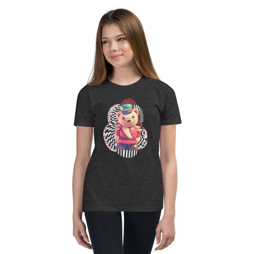 DARK GREY HEATHER - Little Bear Youth Staple Tee