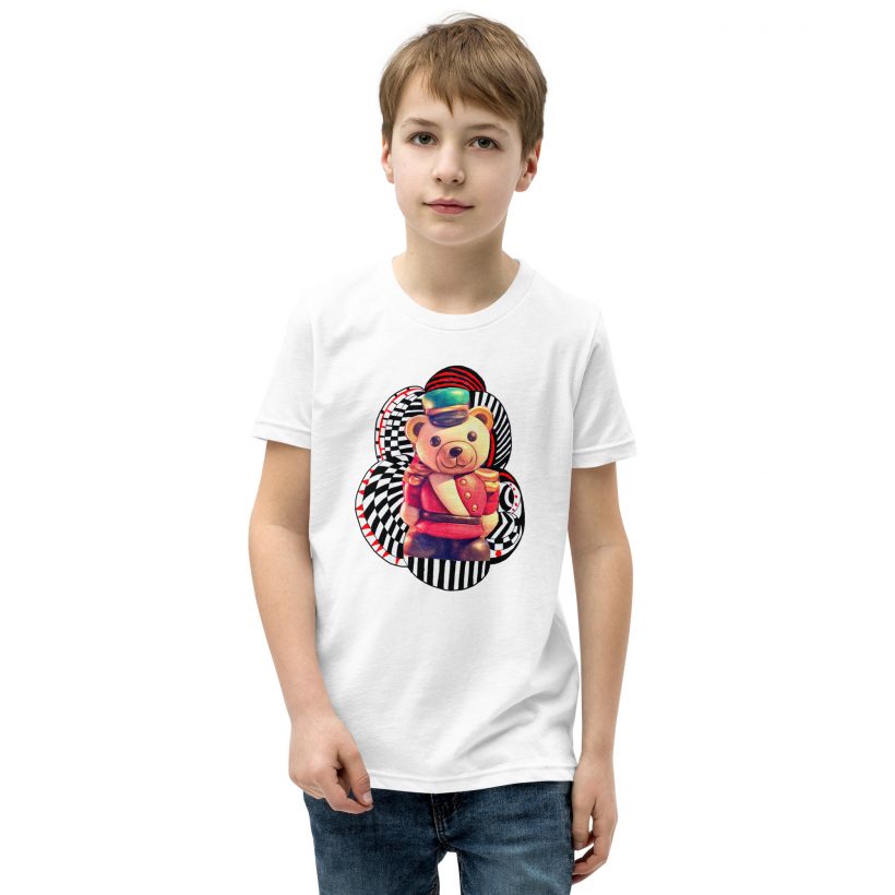 WHITE - Little Bear Youth Staple Tee