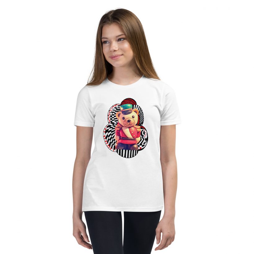 WHITE - Little Bear Youth Staple Tee